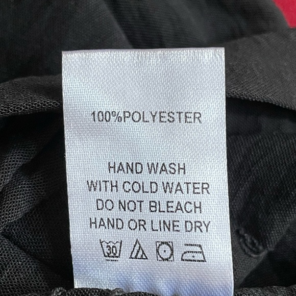 Perfectly Priscilla L dolman sleeve Black Blouse with Ruching - Picture 7 of 8